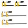 DEWALT 12 in. and 6 in. 600 lb. Bar Clamps (4-Pack) w/2.5 in. Throat Depth