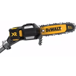 DEWALT 125 MPH 450 CFM 20V MAX Cordless Brushless Blower with (1) 5.0Ah Battery & Charger w/8 in. 20V MAX Pole Saw (Tool Only)