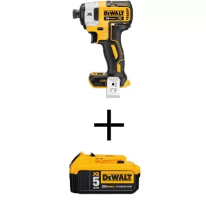 DEWALT 20-Volt MAX XR Cordless Brushless 3-Speed 1/4 in. Impact Driver with (1) 20-Volt 5.0Ah Battery