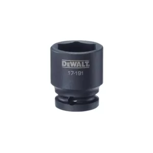 DEWALT 1/2 in. Drive 25 mm 6-Point Impact Socket