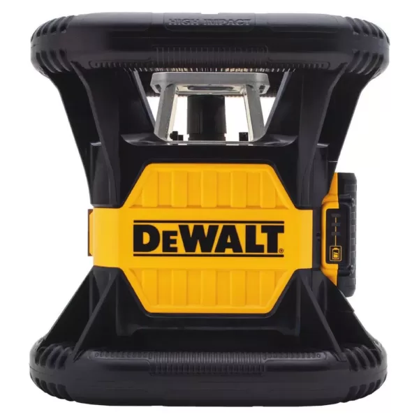 DEWALT 20-Volt MAX Lithium-Ion 250 ft. Gree Self-Leveling Rotary Laser Level with Battery 2Ah, Charger, & TSTAK Case