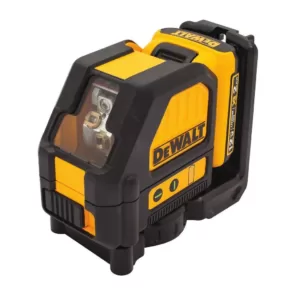 DEWALT 12-Volt MAX Lithium-Ion 165 ft. Green Self-Leveling Cross-Line Laser Level with Battery 2Ah, Charger, & Case