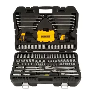 DEWALT 1/4 in., 3/8 in. and ½ in. Drive Polished Chrome Mechanics Tool Set (168-Piece)