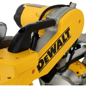 DEWALT 15 Amp Corded 12 in. Double-Bevel Sliding Compound Miter Saw with Heavy-Duty Miter Saw Stand