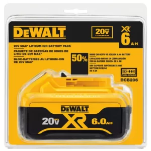 DEWALT 20-Volt MAX XR Cordless Brushless Oscillating Multi-Tool with (1) 20-Volt 6.0Ah Battery