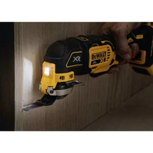 DEWALT 20-Volt MAX XR Cordless Brushless 3-Speed Oscillating Multi-Tool with (1) 20-Volt 2.0Ah Battery & Reciprocating Saw