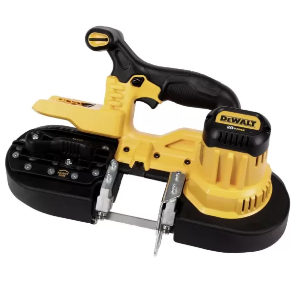 DEWALT 20-Volt MAX Lithium-Ion Cordless Band Saw (Tool-Only) with 20-Volt MAX Compact Lithium-Ion 3.0 Ah Battery Pack