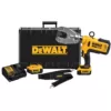 DEWALT 20-Volt MAX Cordless Dieless Cable Crimping Tool with (2) 20-Volt 4.0Ah Batteries, Charger & Case