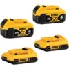 DEWALT 20-Volt MAX Compact Lithium-Ion 2.0Ah Battery Pack (2-Pack) and 4.0Ah Battery (2-Pack)