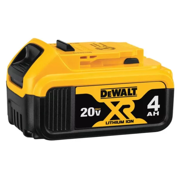 DEWALT 20-Volt MAX XR Premium Lithium-Ion 4.0Ah Battery Pack (2-Pack)