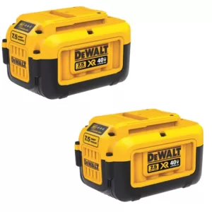 DEWALT 40V MAX 7.5Ah Lithium-Ion Battery Pack (2-Pack)