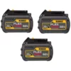 DEWALT FLEXVOLT 20-Volt/60-Volt MAX Lithium-Ion 6.0Ah Battery Pack (3-Pack)