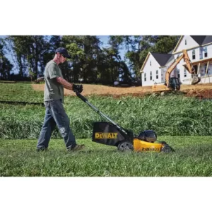 DEWALT 20 in. 20V MAX Lithium-Ion Cordless Walk Behind Push Lawn Mower with (2) 5.0Ah Batteries and Charger Included