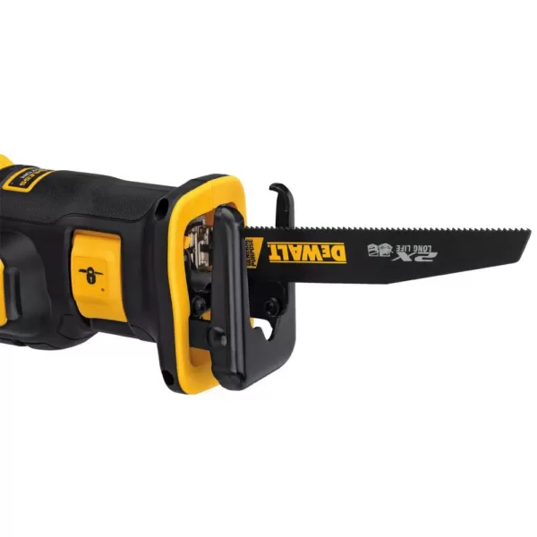 DEWALT 20-Volt MAX XR Cordless Brushless Compact Reciprocating Saw with (1) 20-Volt Battery 4.0Ah & Charger