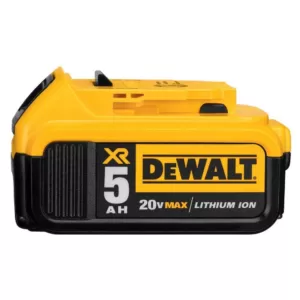 DEWALT 20-Volt MAX Cordless Compact Reciprocating Saw with (2) 20-Volt Battery 5.0Ah & Charger