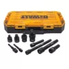 DEWALT 3/8 in. and 1/2 in. Drive Impact Accessory Set (10-Piece)