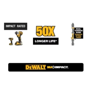 DEWALT MAX IMPACT 1/4 in. - 20 in. Drill Tap Bit