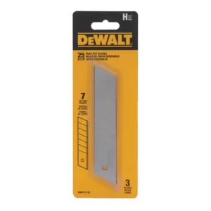 DEWALT 25 mm Metal Body Snap-Off Knife (2-Pieces) with 25 mm Snap Blades (6-Pieces)