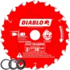 DIABLO 5-3/8 in x 18-Tooth Fast Framing Saw Blade with Bushings