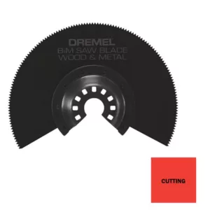 Dremel Multi-Max Bi-Metal Saw Oscillating Tool Blade for Wood, Drywall and Metal