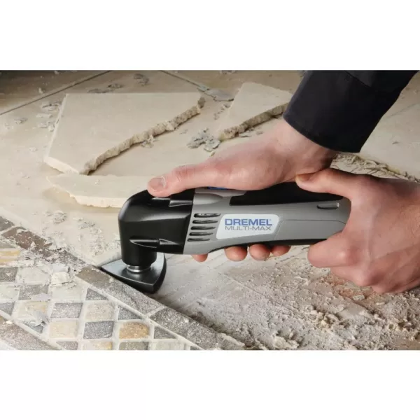 Dremel Multi-Max 3.5 in. 60-Grit Oscillating Tool Diamond Sand Paper for Masonry, Stone, Mortar, and Cement