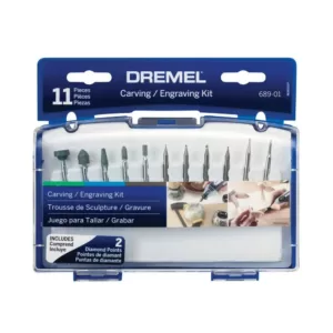 Dremel Rotary Tool Carving/Engraving Kit for Stone, Glass and Terra Cotta (11-Piece)
