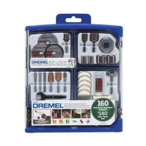 Dremel Rotary Tool Accessory Kit with Plastic Storage Case (160-Piece)