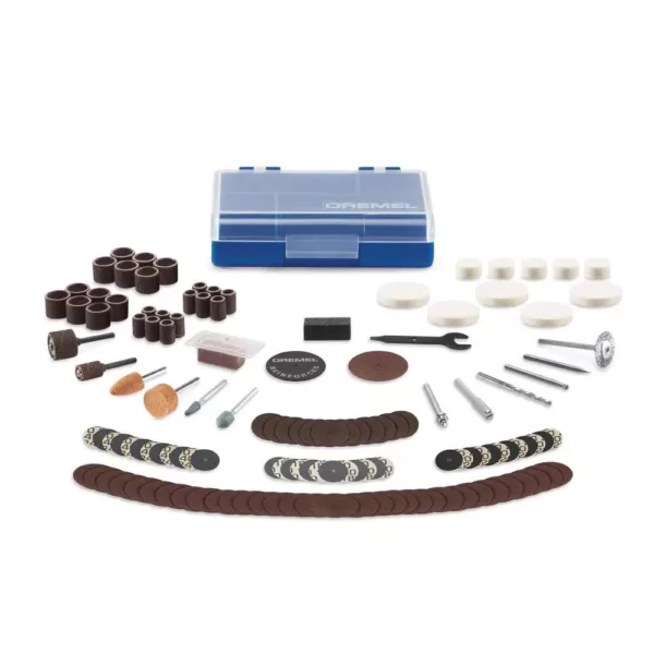 Dremel Rotary Tool All-Purpose Accessory Kit with Storage Case (130-Piece)