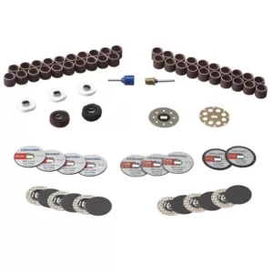 Dremel EZ Lock All-Purpose Rotary Tool Accessory Storage Kit (70-Piece)