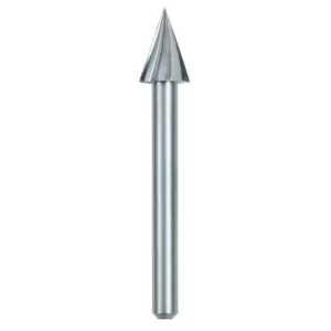 Dremel 1/4 in. Rotary Tool Pointed Triangle-Shaped High Speed Accessory  for Wood, Plastic and Soft Metals (2-Pack)