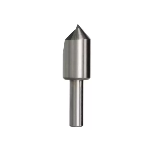 Drill America 1 in. 120-Degree High Speed Steel Countersink Bit with Single Flute