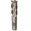 Drill America 3/8 in. x 3/8 in. Shank High Speed Steel Extra Long Center Cutting End Mill Specialty Bit with 4-Flute