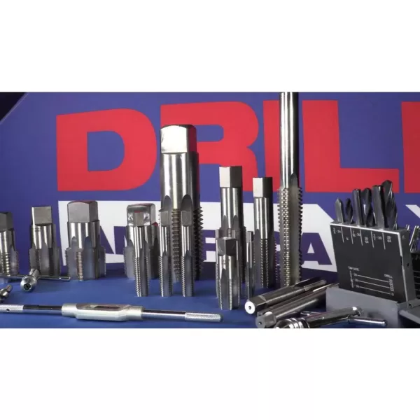 Drill America #4-40-High Speed Steel Plug Tap (1-Piece)