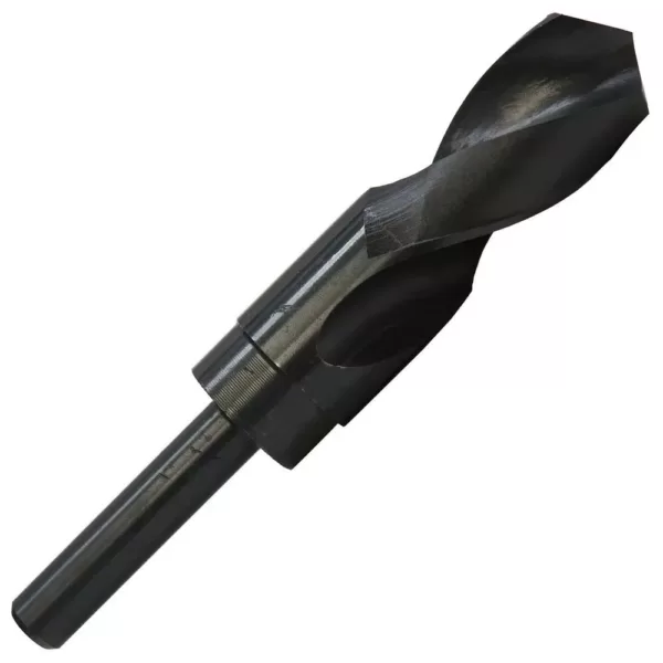Drill America High Speed Steel Black Oxide Reduced Shank Drill Bit Set in Wood Case (33-Piece)