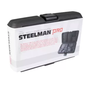 STEELMAN PRO Black Oxide Steel Impact Driver Bit Set (50-Piece)