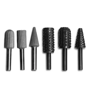 eazypower 6-Pieces 1/4 in. Hex Rotary File and Rasp Asst