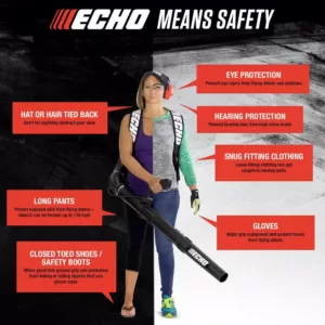 ECHO 216 MPH 517 CFM 58.2 cc Gas 2-Stroke Cycle Backpack Leaf Blower with Hip Throttle