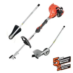 ECHO 21.2 cc Gas 2-Stroke Cycle PAS Straight Shaft Trimmer and Edger Kit