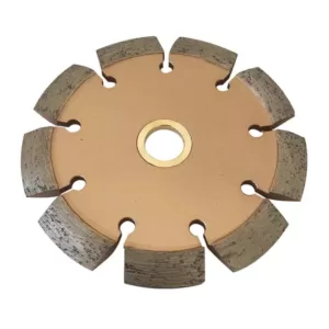 EDiamondTools 4 in. Crack Chaser Blade for Concrete and Asphalt Repair 1/4 in. W x 7/8 in. to 5/8 in. Arbor