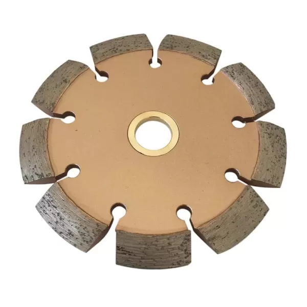 EDiamondTools 4 in. Crack Chaser Blade for Concrete and Asphalt Repair 3/8 in. W x 7/8 in. to 5/8 in. Arbor