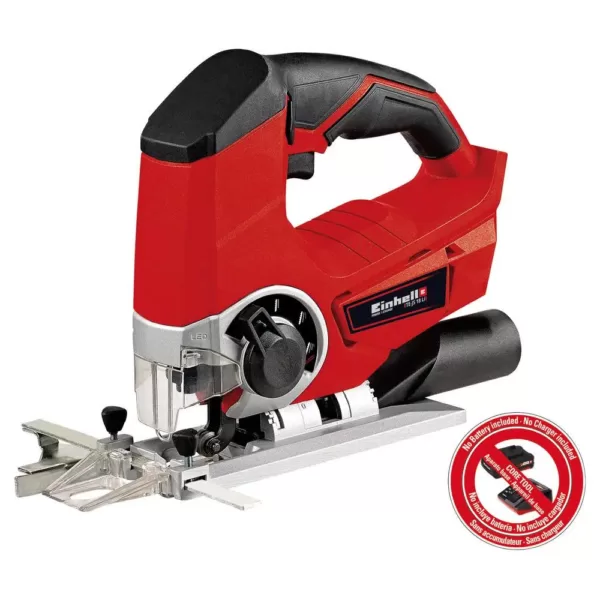 Einhell PXC 18-Volt Cordless 2400-SPM Jig Saw, 1 in. Stroke Length, 47° Max Bevel Angle, w/ LED (Tool Only)
