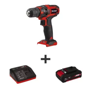 Einhell PXC 18-Volt Cordless 3/8 in. Variable Speed Drill/Driver Kit, w/ 550-RPM MAX (w/ 1.5-Ah Battery + Fast Charger)