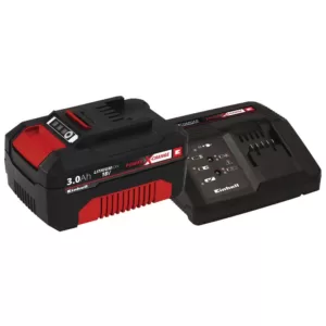 Einhell Power X-Change 18-Volt 3.0-Ah Lithium-Ion Starter Kit, Includes Battery and Fast Charger