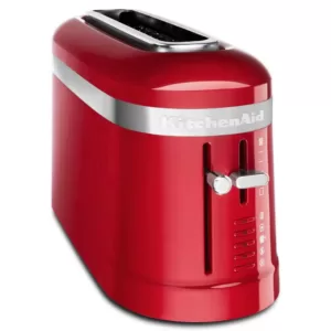 KitchenAid 2-Slice Empire Red Long Slot Toaster with High-Lift Lever