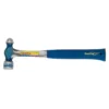 Estwing 32 oz. Solid Steel Ball Peen Hammer with Blue Nylon Vinyl Shock Reduction Grip
