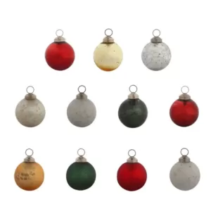 Evergreen 2-1/2 in. Holiday Classic Round Christmas Ornaments (24-Pack)