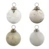 Evergreen 2-1/2 in. Chic Round Christmas Ornaments (12-Pack)