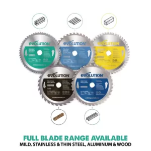 Evolution Power Tools 7 in. 54-Teeth Aluminum Cutting Saw Blade