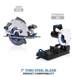 Evolution Power Tools 7 in. 68-Teeth Thin Steel Cutting Saw Blade