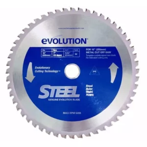 Evolution Power Tools 10 in. 52-Teeth Mild Steel Cutting Saw Blade